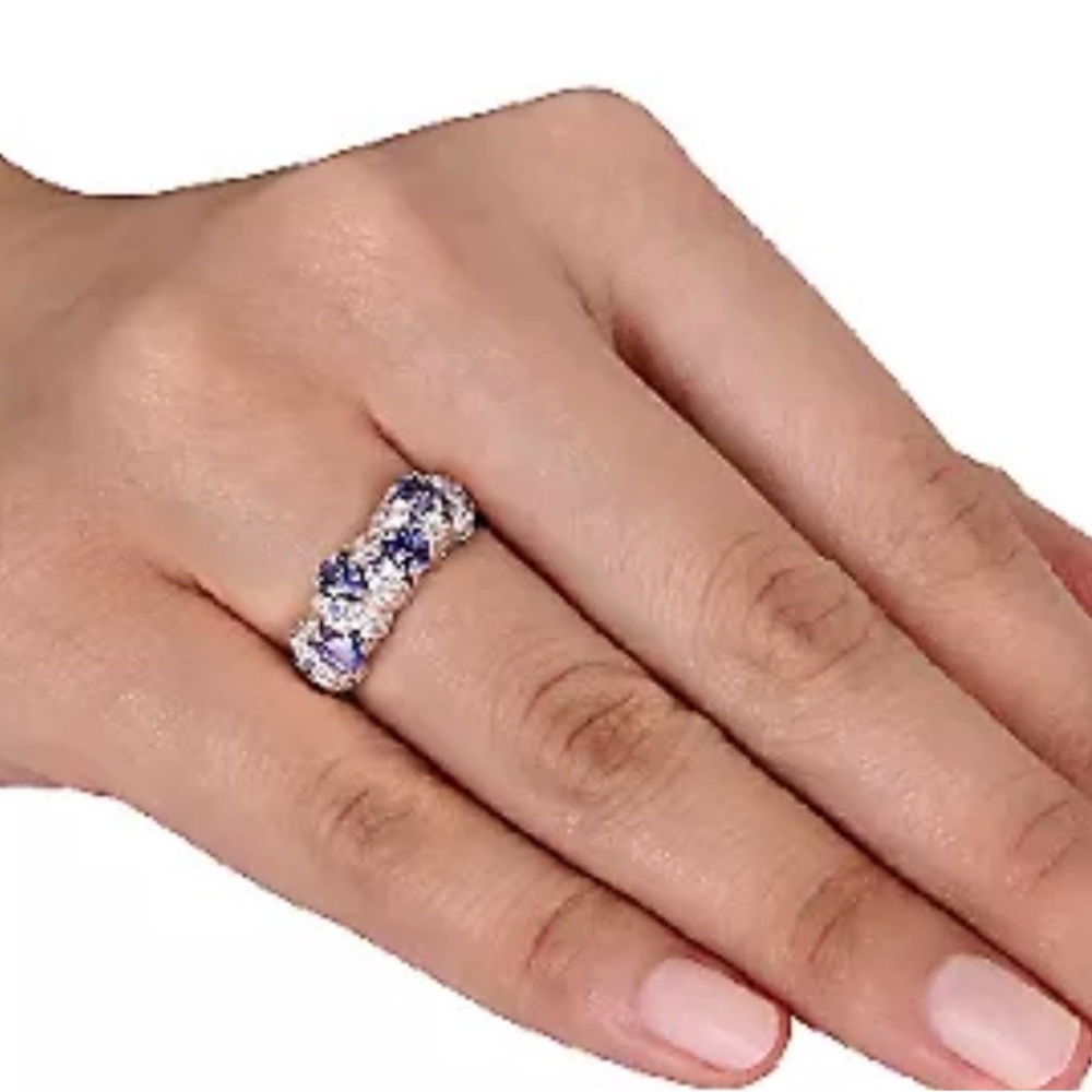 Tanzanite Sterling Silver Ring - image 2